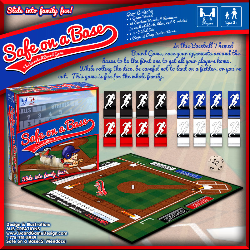 Safe on a Base - The Baseball Board Game©S. Mendoza