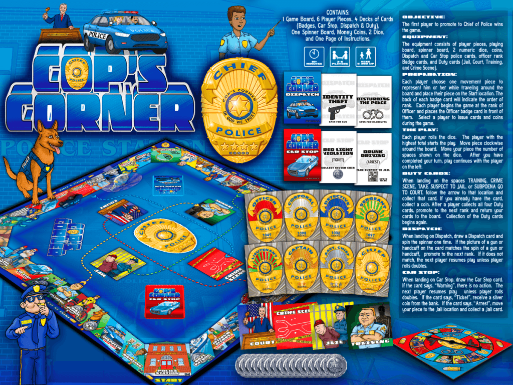 Cops Corner Board Game