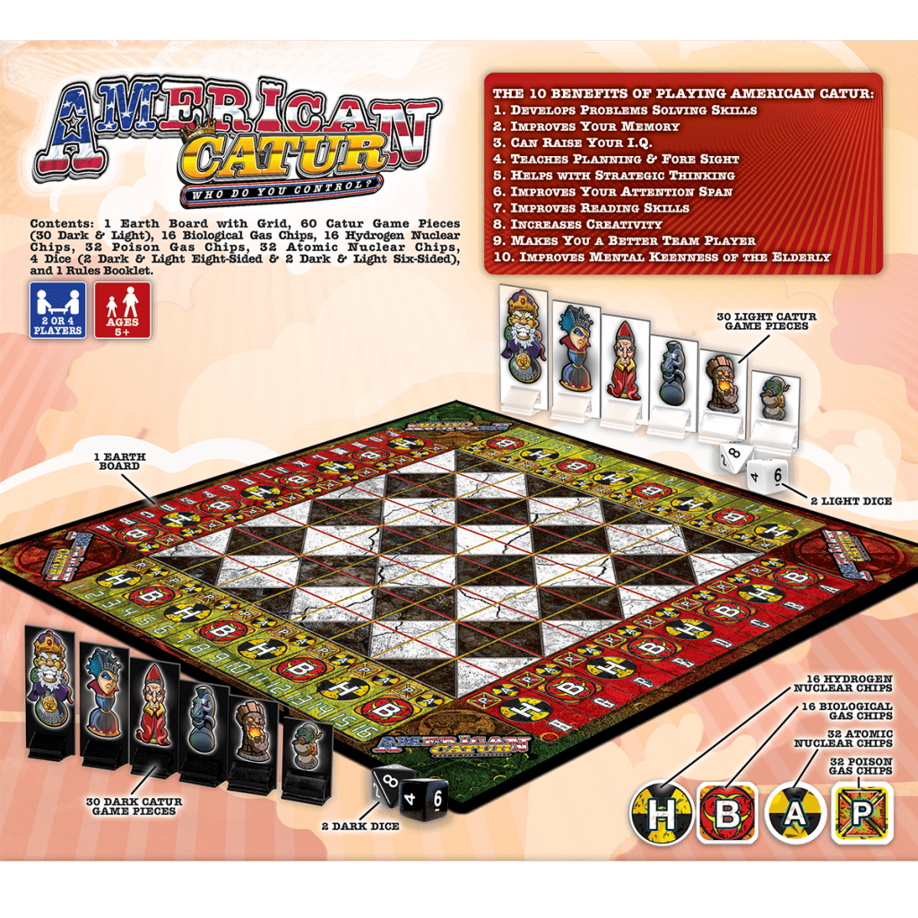 American Catur Chess Board Game