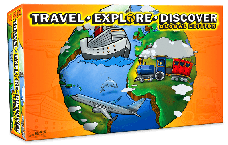 Travel Explore Discover Board Game