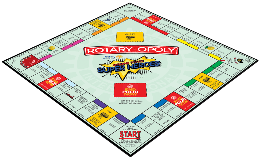 Rotary-opoly Custom Monopoly Game