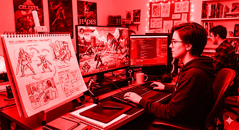 Game Design Services Company, Game Designers, Game Illustrators, Graphic Designers that Make Games